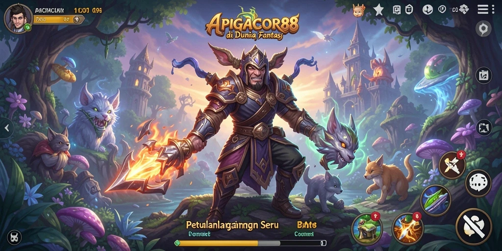 Tampilan gameplay APIGACOR88 yang menakjubkan dengan petualangan yang mendebarkan.