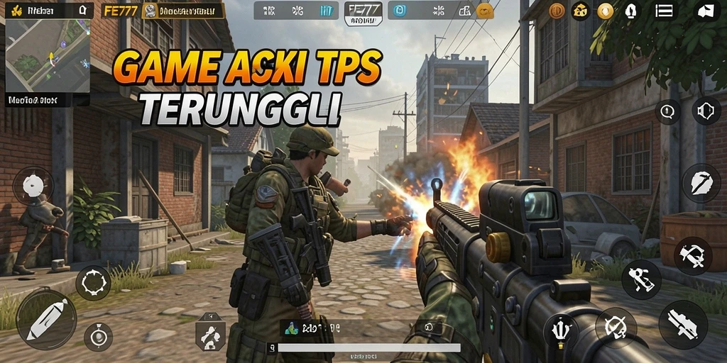 Screenshot FE777 menunjukkan aksi tembak-menembak yang intens dan grafis yang menakjubkan.