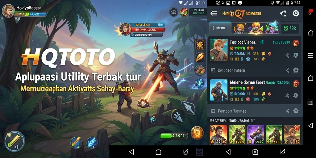 Tampilan modern HQTOTO yang memudahkan penggunaan aplikasi Utility.