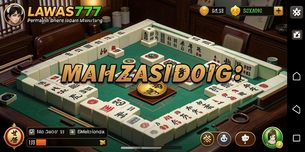 Screenshot LAWAS777 menampilkan gameplay Mahjong yang mendebarkan.