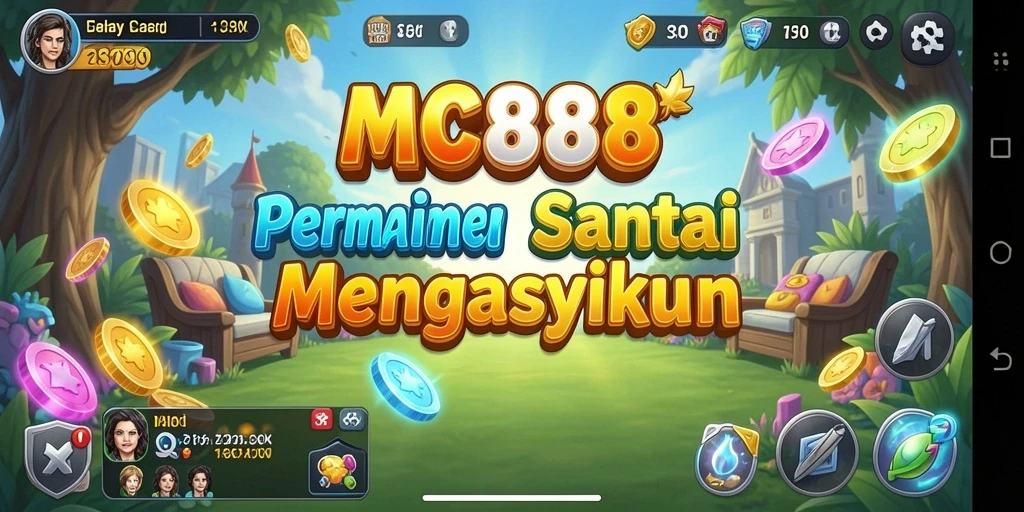 Tampilan gameplay MC888 yang menghibur dan penuh warna.