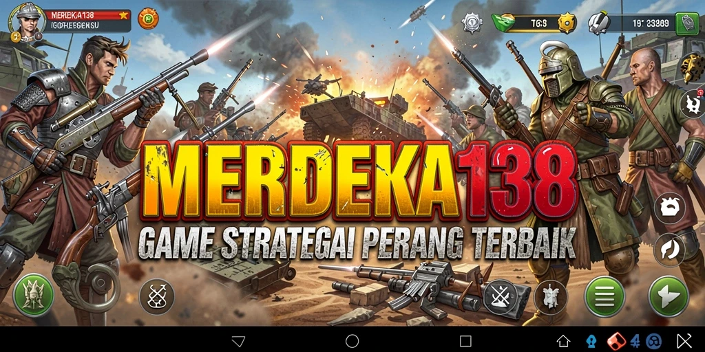 Tampilan gameplay <strong>MERDEKA138</strong> yang penuh aksi dan strategi.