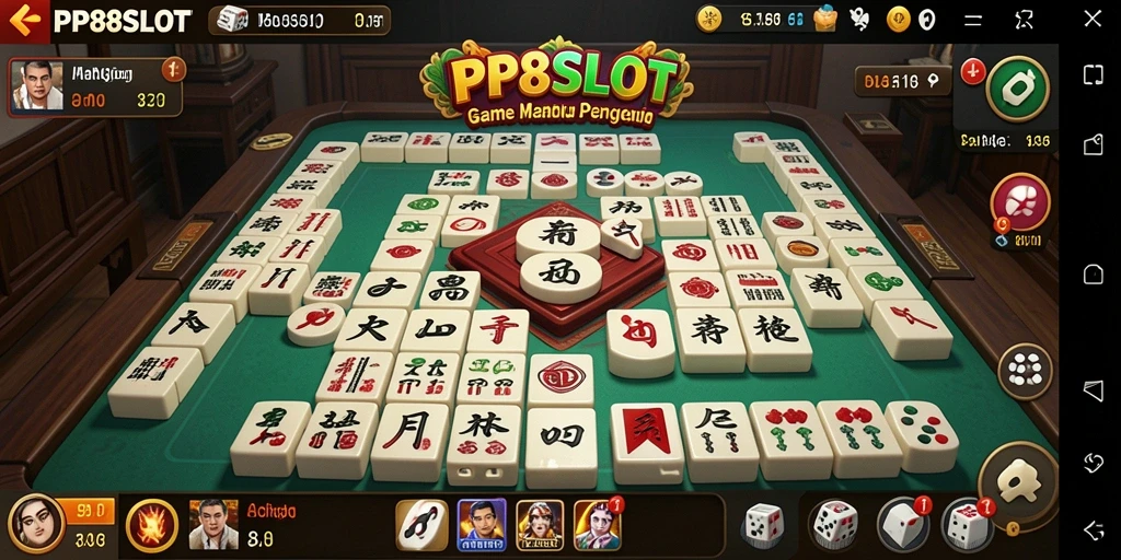 Screenshot gameplay PP88SLOT menampilkan tantangan Mahjong yang seru.
