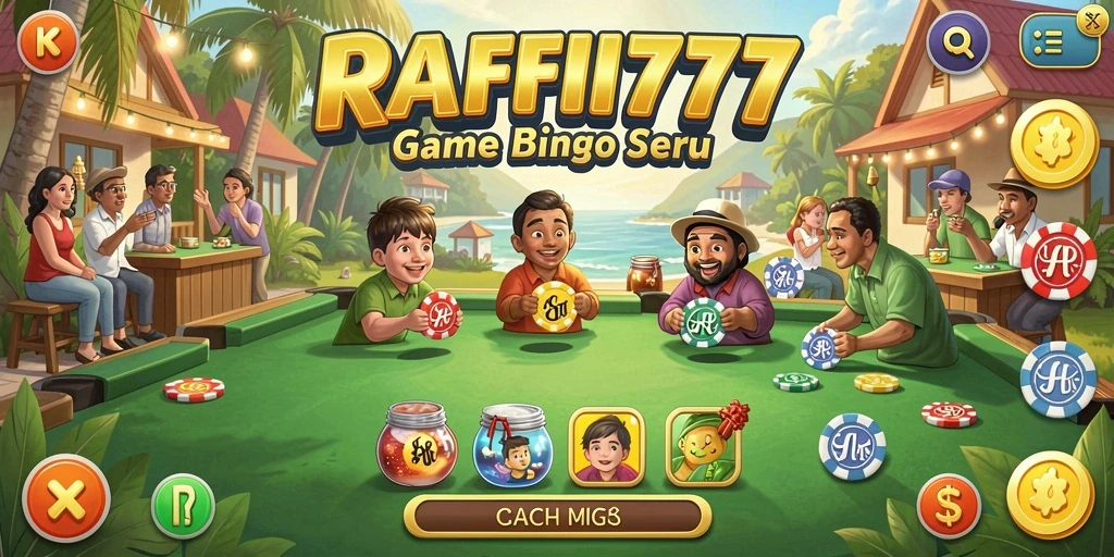 Screenshot gameplay menyenangkan dalam aplikasi Bingo RAFFI777.