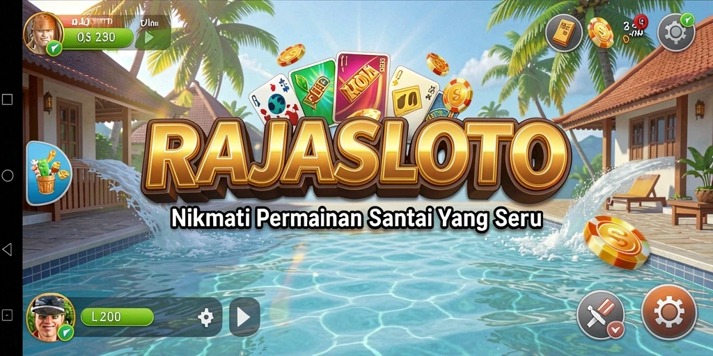 Tangkapan layar utama RAJASLOTO menampilkan keseruan gameplay Casual.