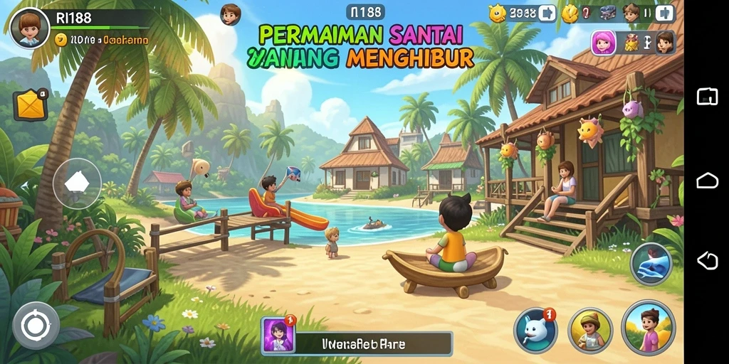 Screenshot menampilkan gameplay seru dan sederhana dari RI188.