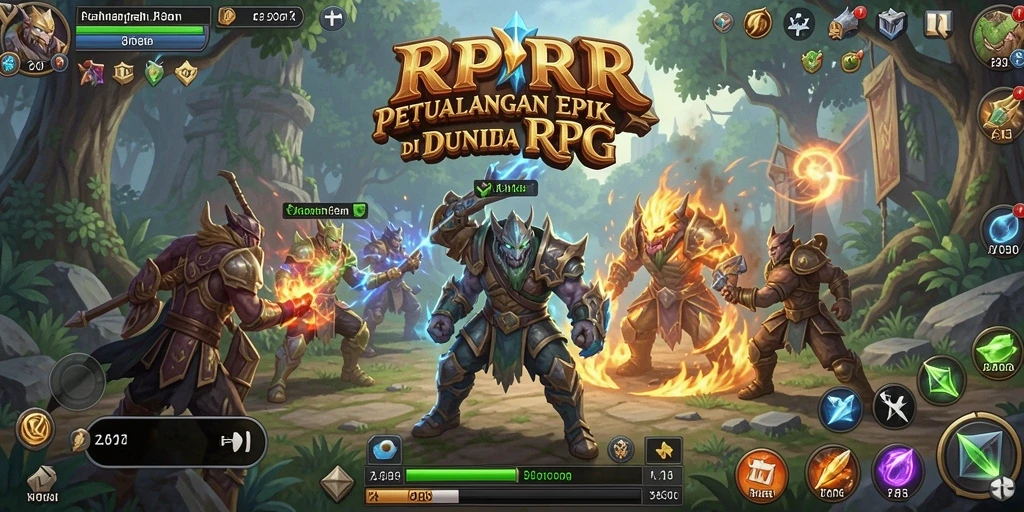 Tampilan menarik dari pertarungan dalam gameplay RPRR.